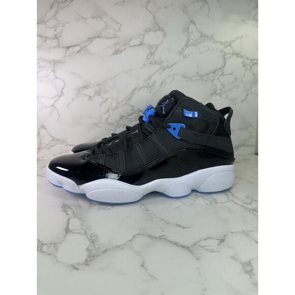 Air Jordan 6 Rings UNC University Blue Black Anthracite 322992-041 Men’s Size 12 - Picture 2 of 6